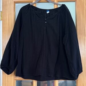 Old Navy Black Women's Blouse